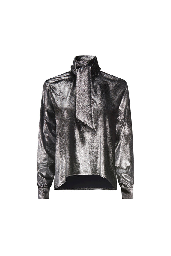 'STERLING' SLIM KEITH TIE BLOUSE - - Libertine - Main image