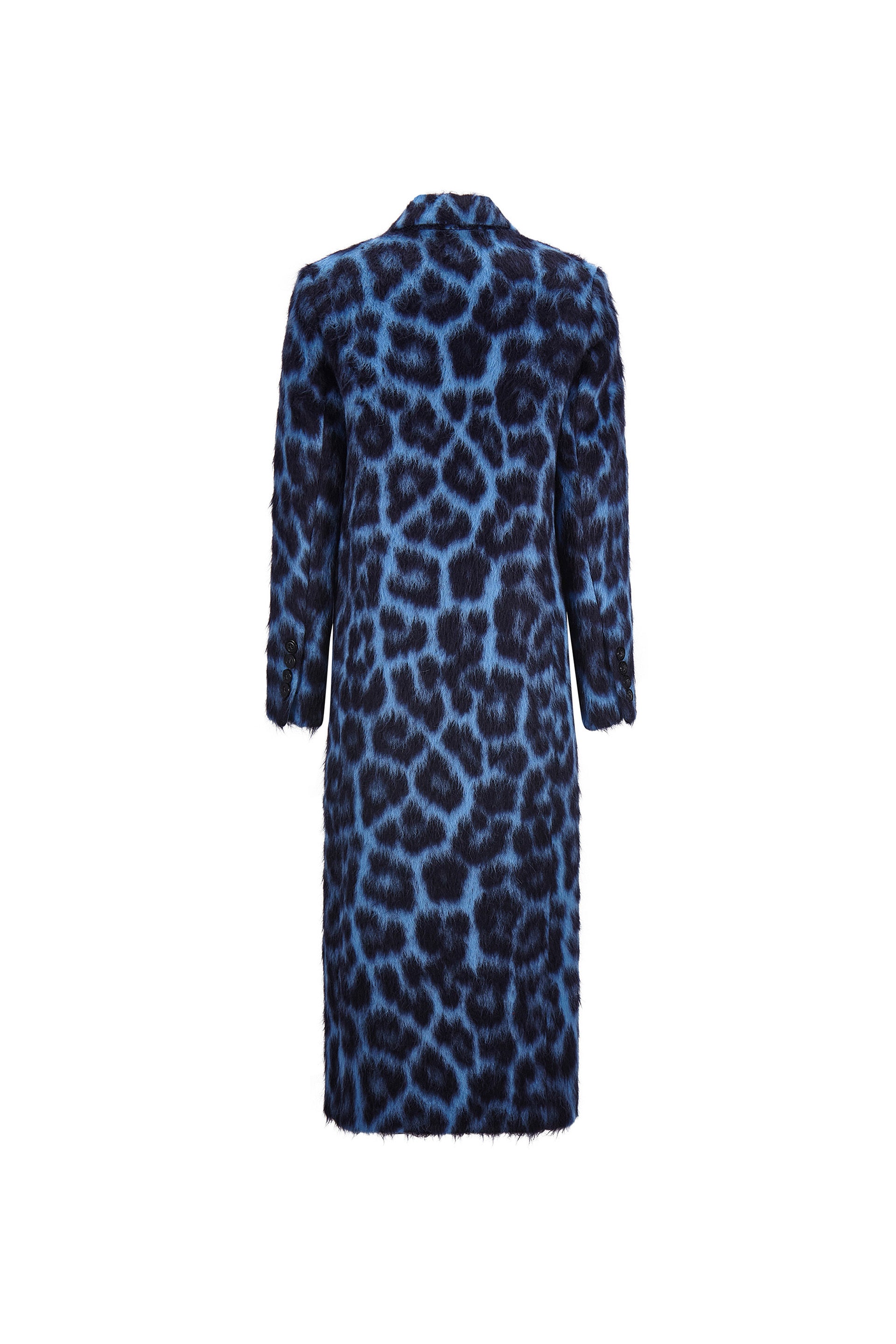 'LONDON LEOPARDO' MIDI LENGTH DOUBLE BREASTED COAT -  - Libertine