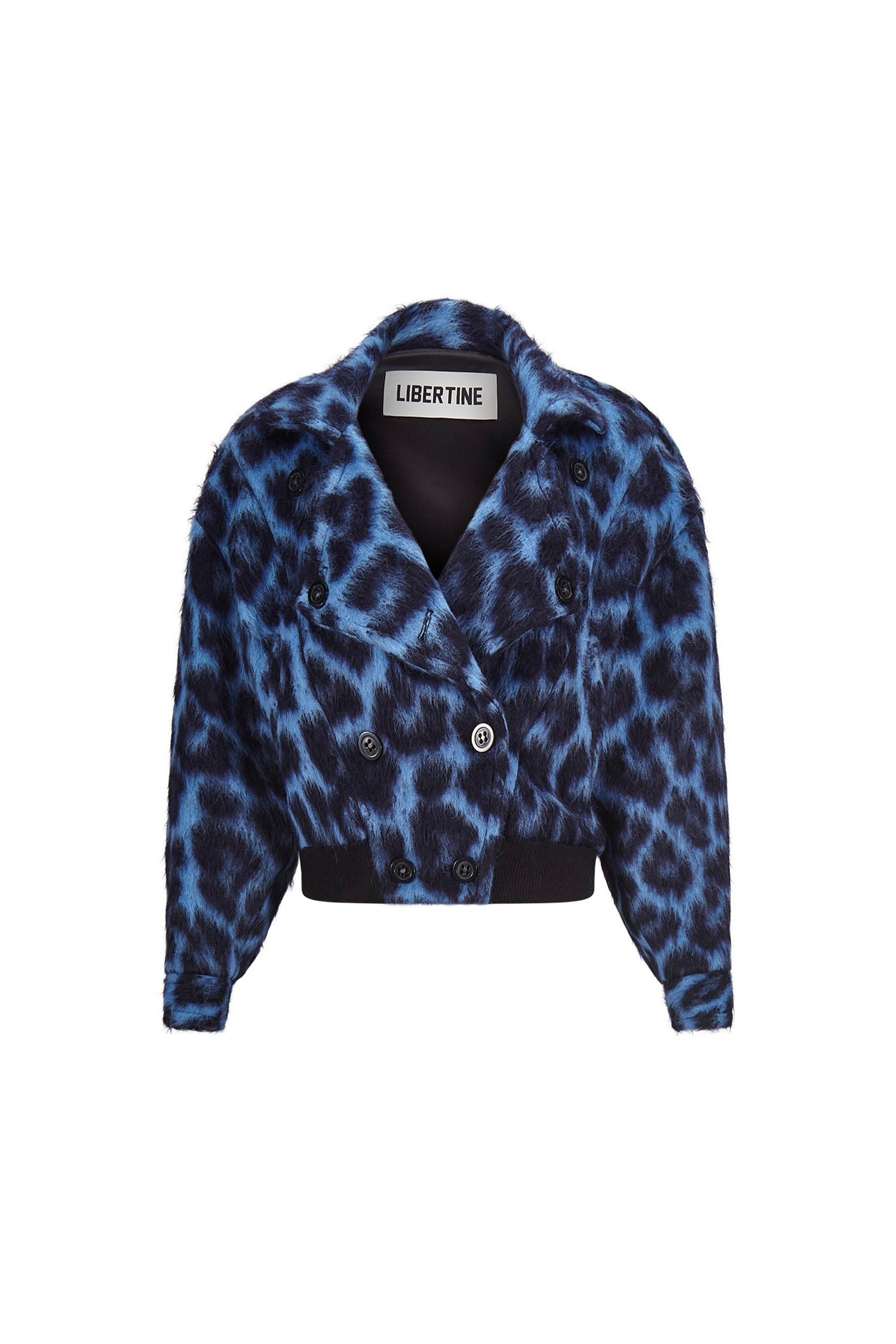 'LONDON LEOPARDO' DOUBLE BREASTED BOMBER - - Libertine