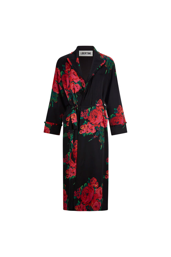 'SEVILLE ROSE ROBE COAT -  - Libertine