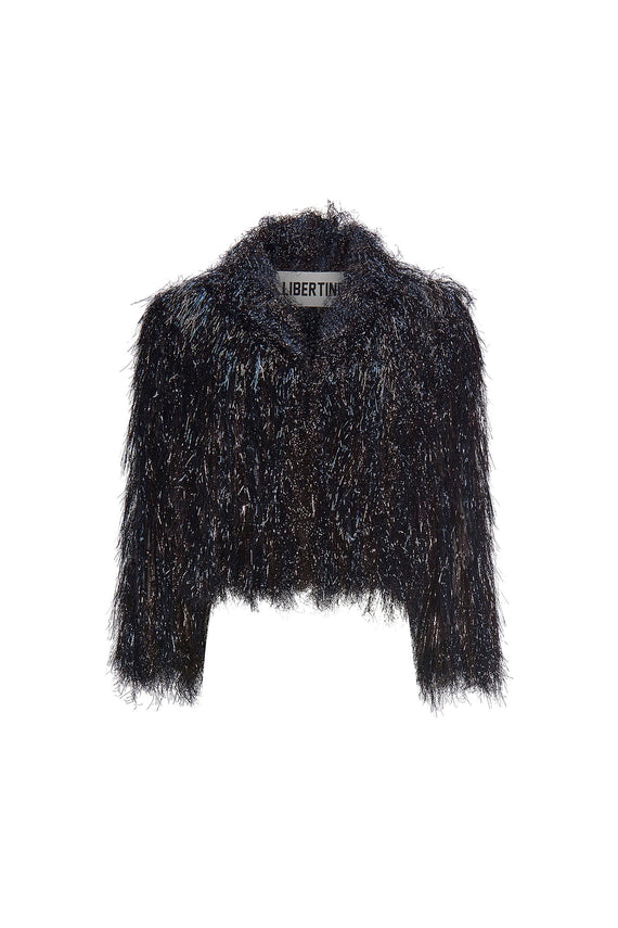 'GLAMOUR MONSTER' OPEN LAPEL SHRUG - - Libertine - Main image