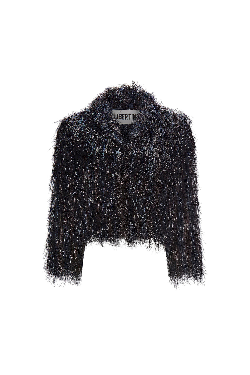 'GLAMOUR MONSTER' OPEN LAPEL SHRUG - - Libertine