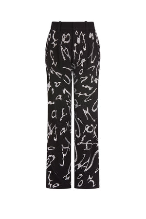 'LACROIX DARLING' PLEATED PANTS
