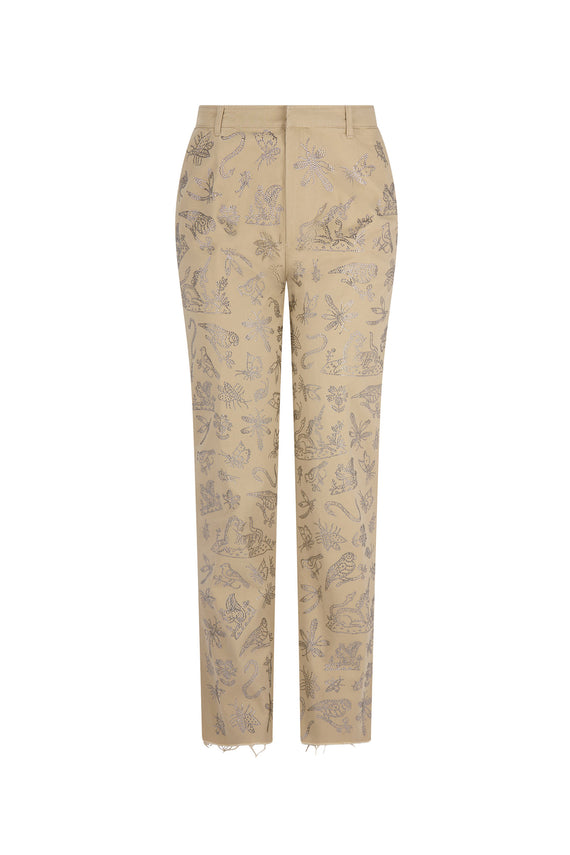 'ELIZABETHAN STUMP WORK' WOMEN'S CHINOS - - Libertine - Main image