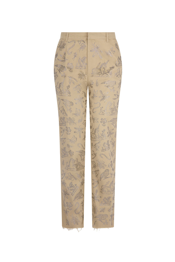 'ELIZABETHAN STUMP WORK' WOMEN'S CHINOS - - Libertine