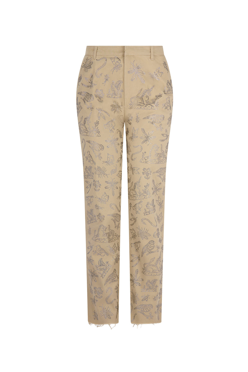 'ELIZABETHAN STUMP WORK' WOMEN'S CHINOS - - Libertine