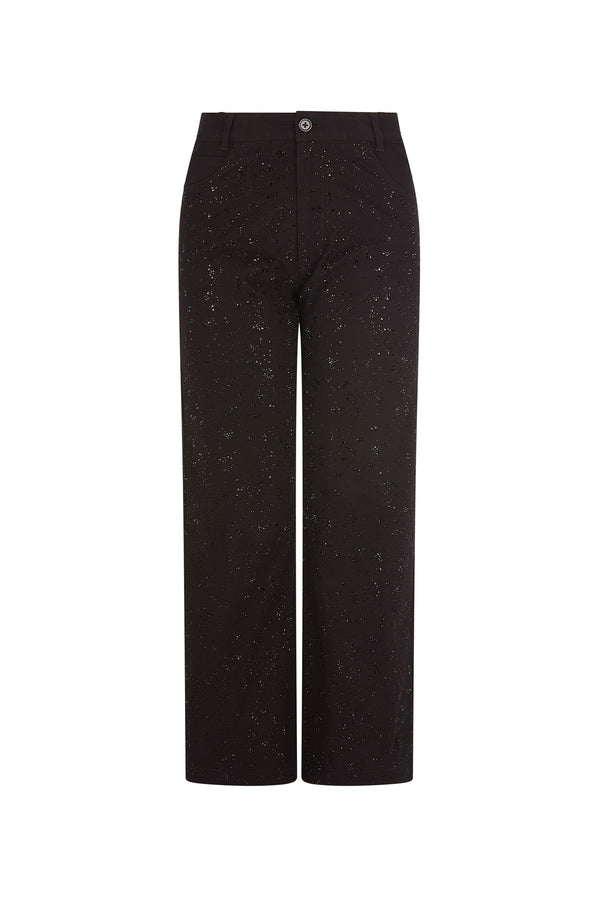 'HEAVY STARDUST' CROPPED WIDE LEG PANT - - Libertine