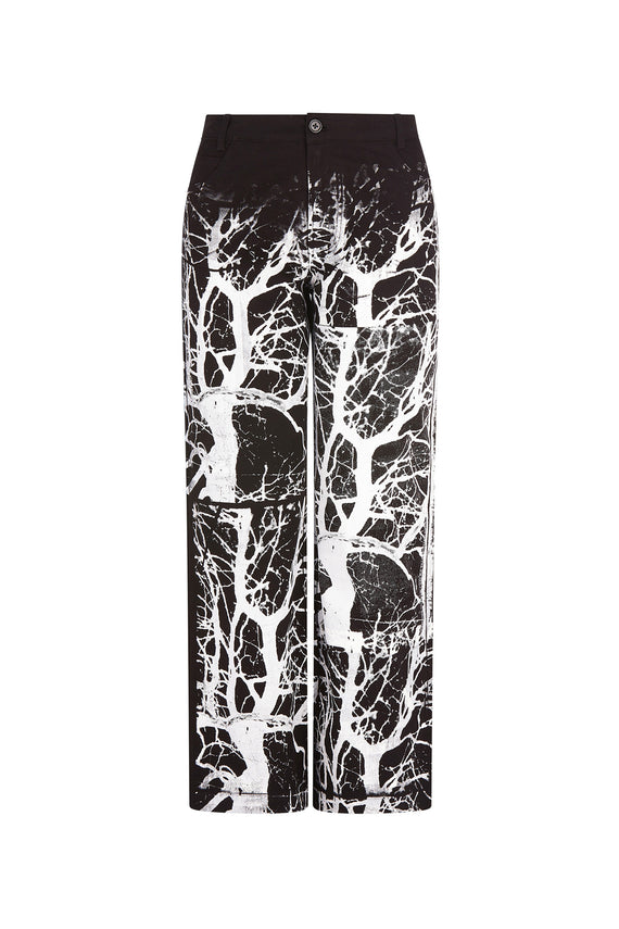'MIDNIGHT FOREST' CROPPED WIDE LEG PANT - - Libertine - Main image
