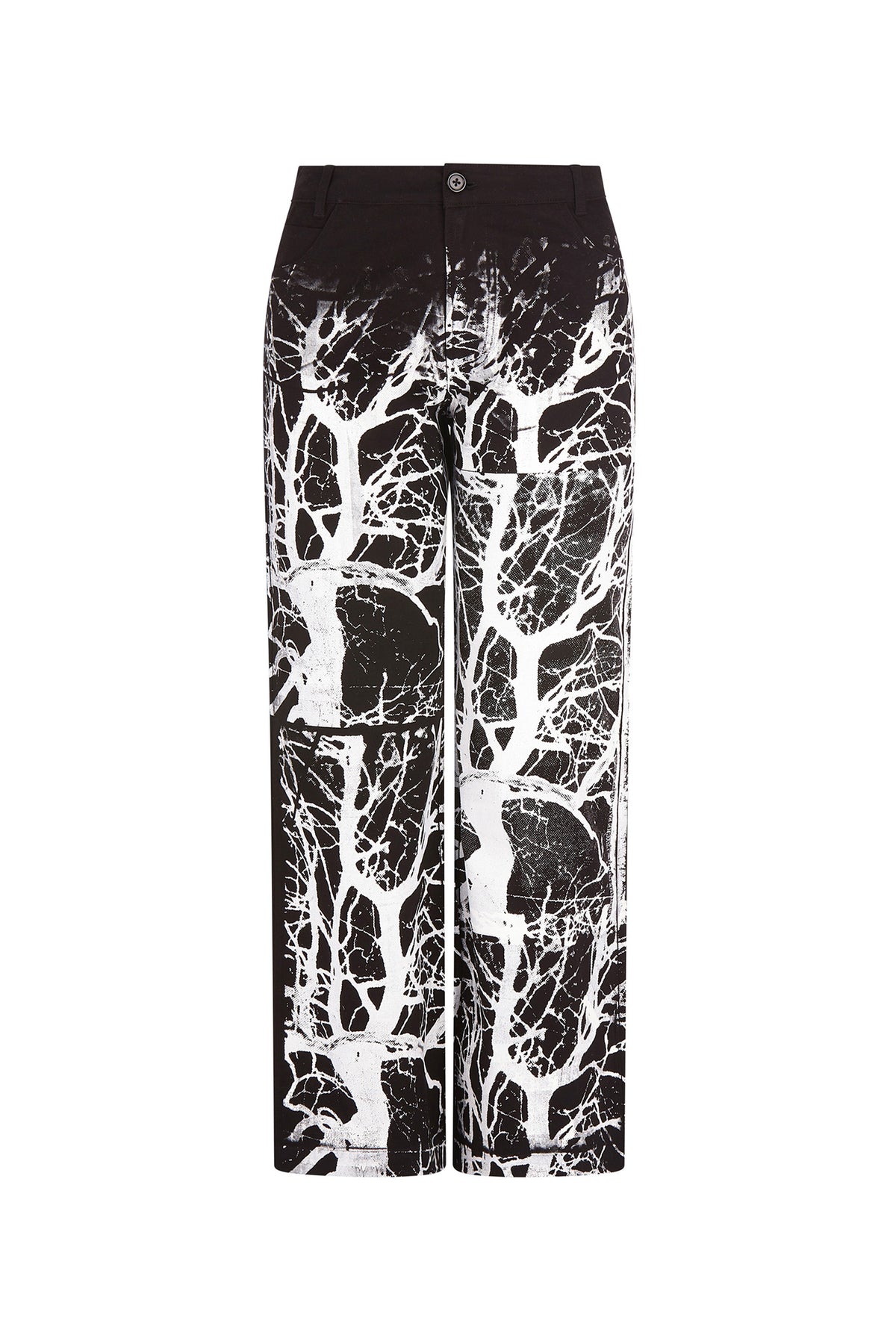 'MIDNIGHT FOREST' CROPPED WIDE LEG PANT - - Libertine