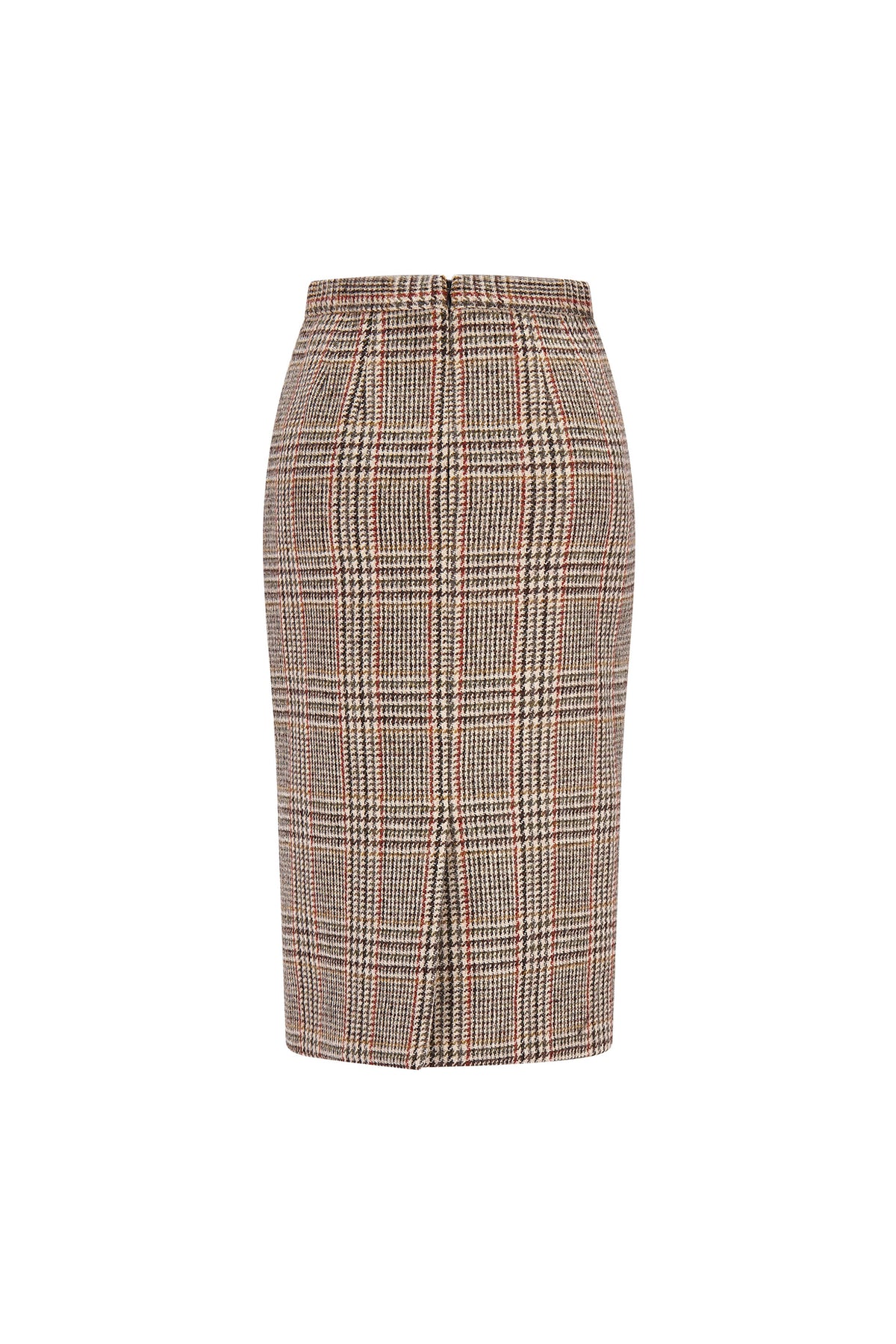 'HOUNDSTOOTH' CLASSIC PENCIL SKIRT - - Libertine