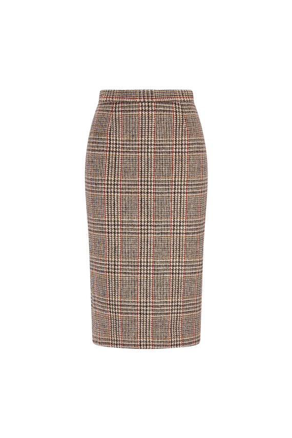 'HOUNDSTOOTH' CLASSIC PENCIL SKIRT - - Libertine - Main image