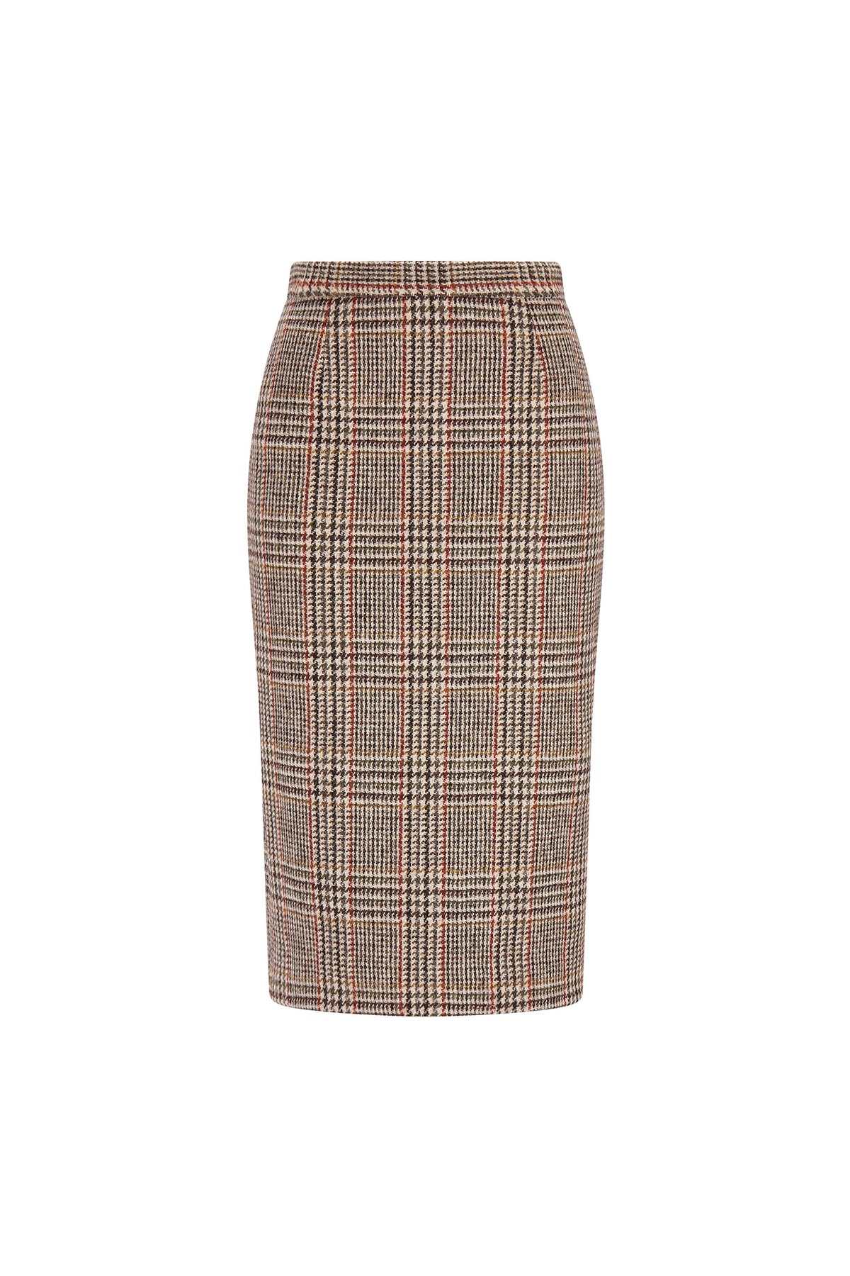 'HOUNDSTOOTH' CLASSIC PENCIL SKIRT - - Libertine