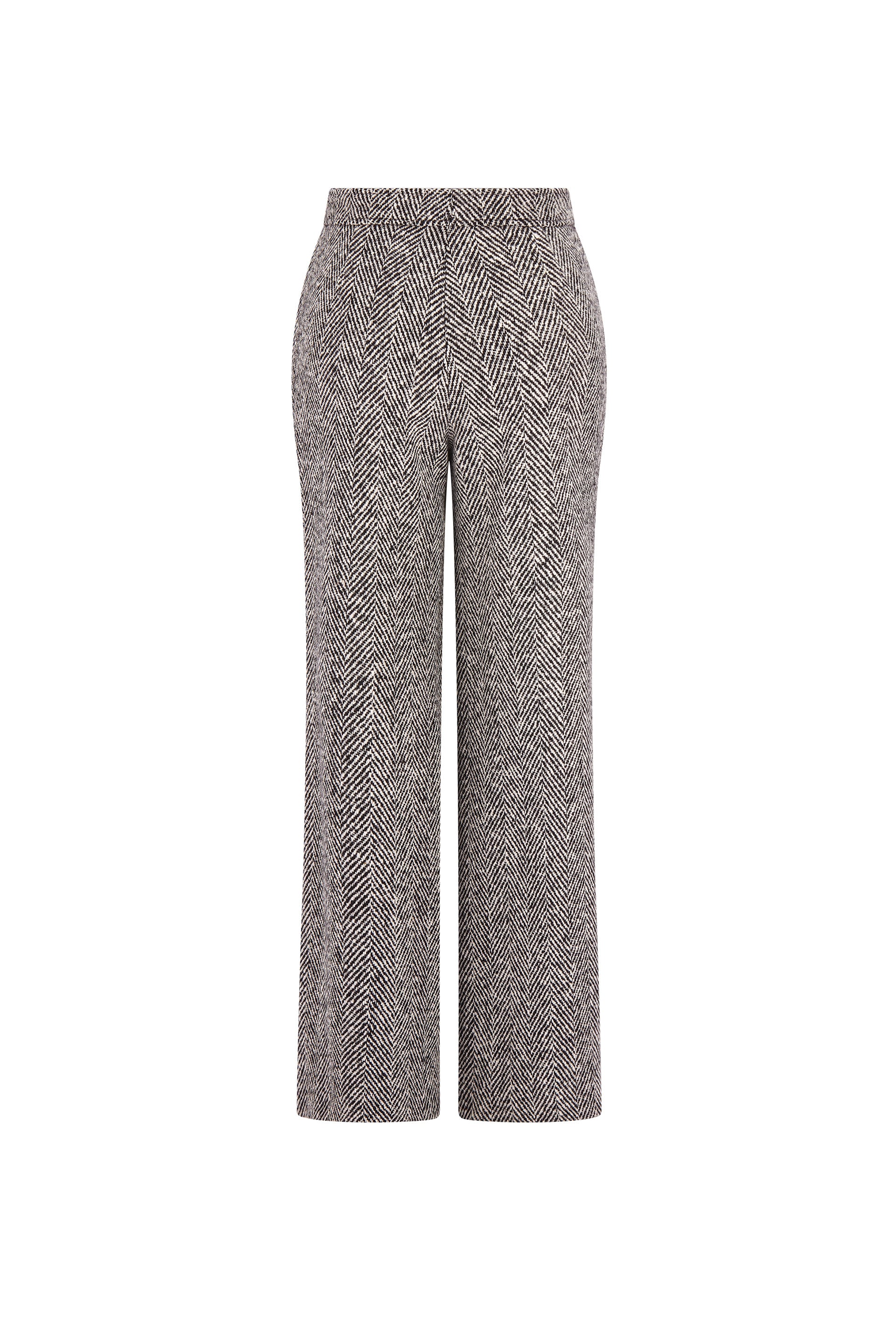 'HERRINGBONE' NEW WIDE LEG PANTS -  - Libertine