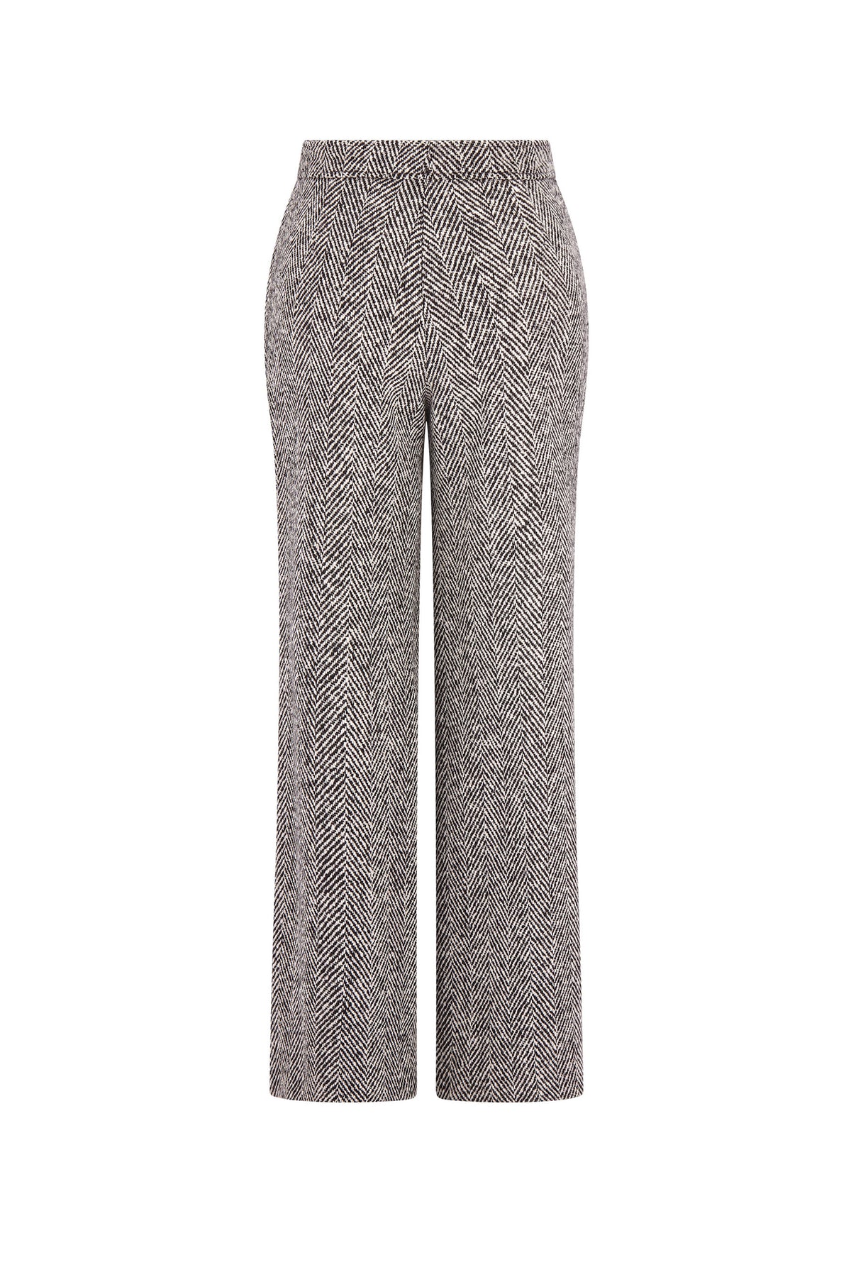 'HERRINGBONE' NEW WIDE LEG PANTS - - Libertine