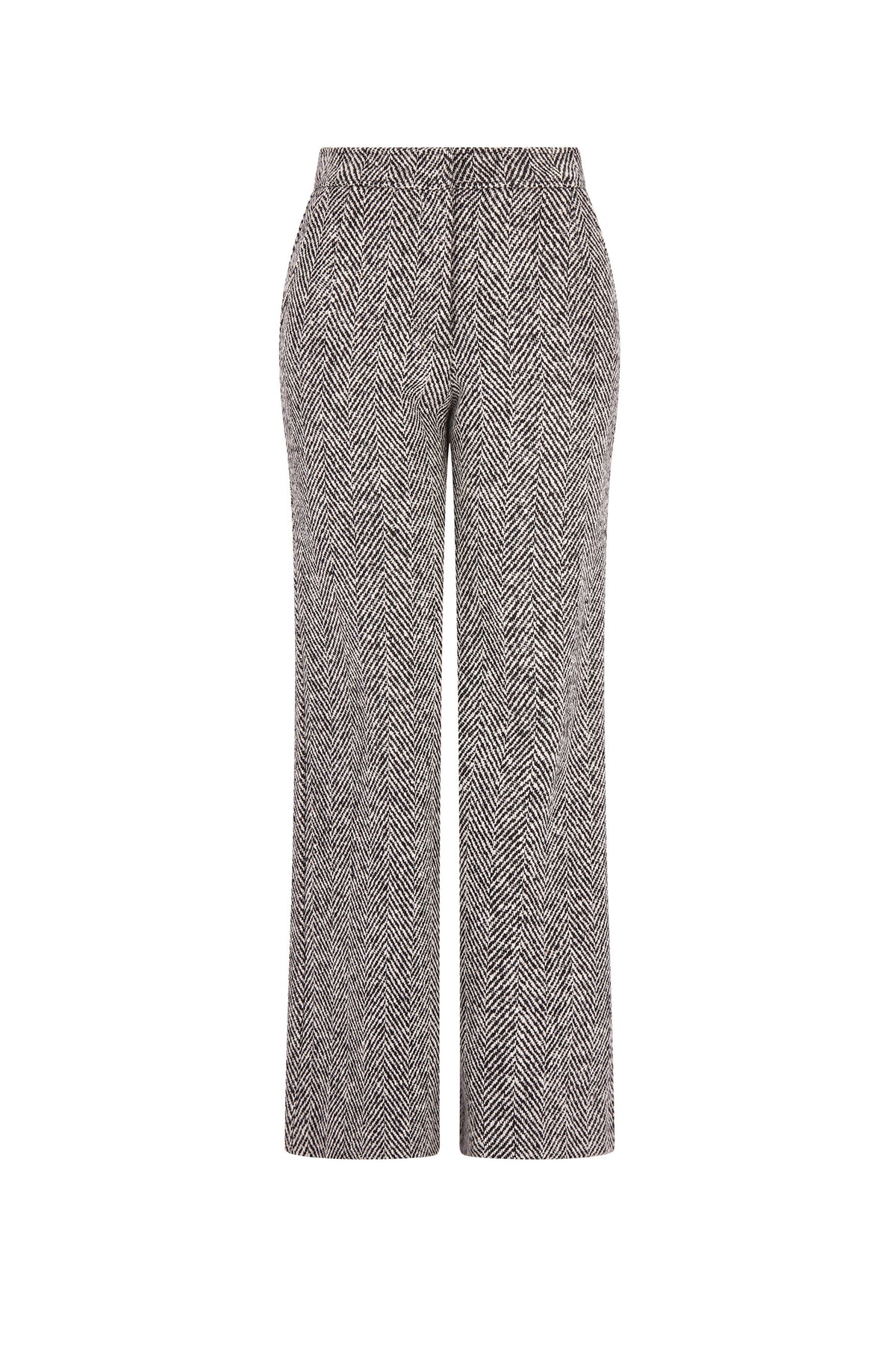 'HERRINGBONE' NEW WIDE LEG PANTS - - Libertine