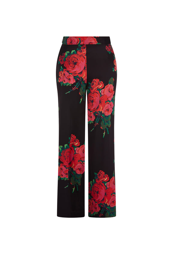 'SEVILLE ROSE' SLIM AARONS PANTS -  - Libertine