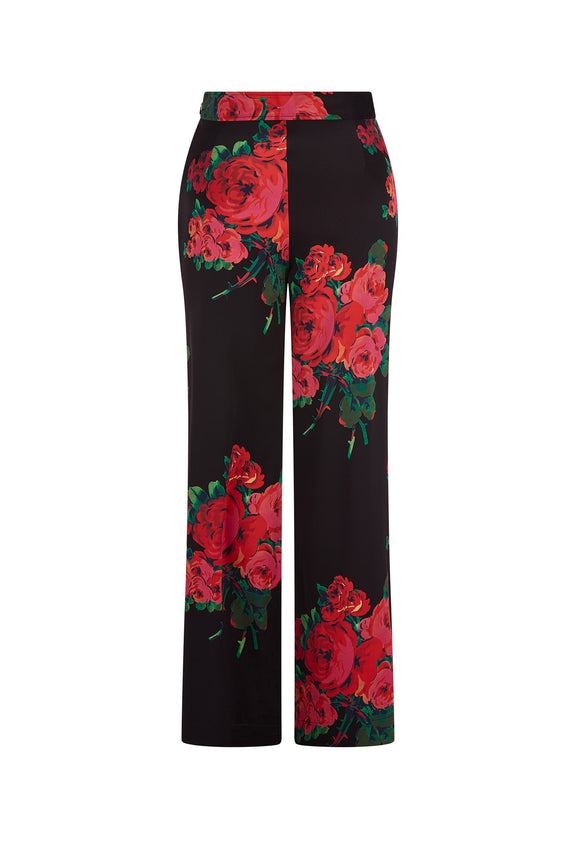 'SEVILLE ROSE' SLIM AARONS PANTS - - Libertine