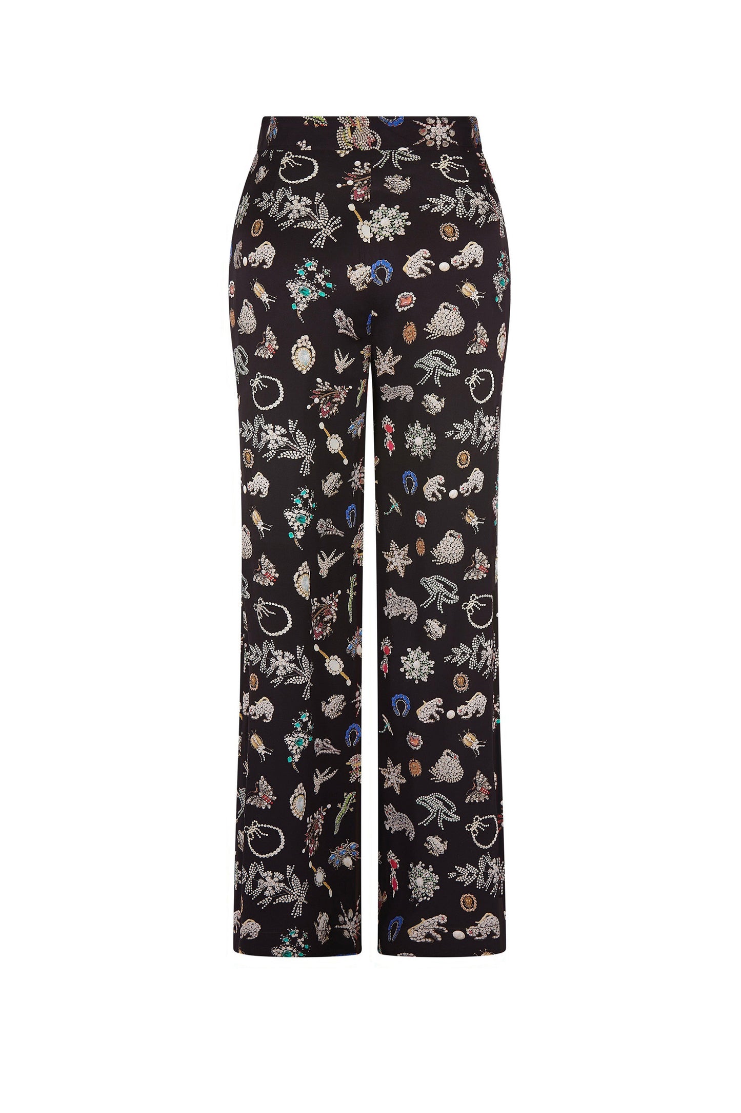 'BLACK DIAMOND PINS' SLIM AARONS PANTS - - Libertine