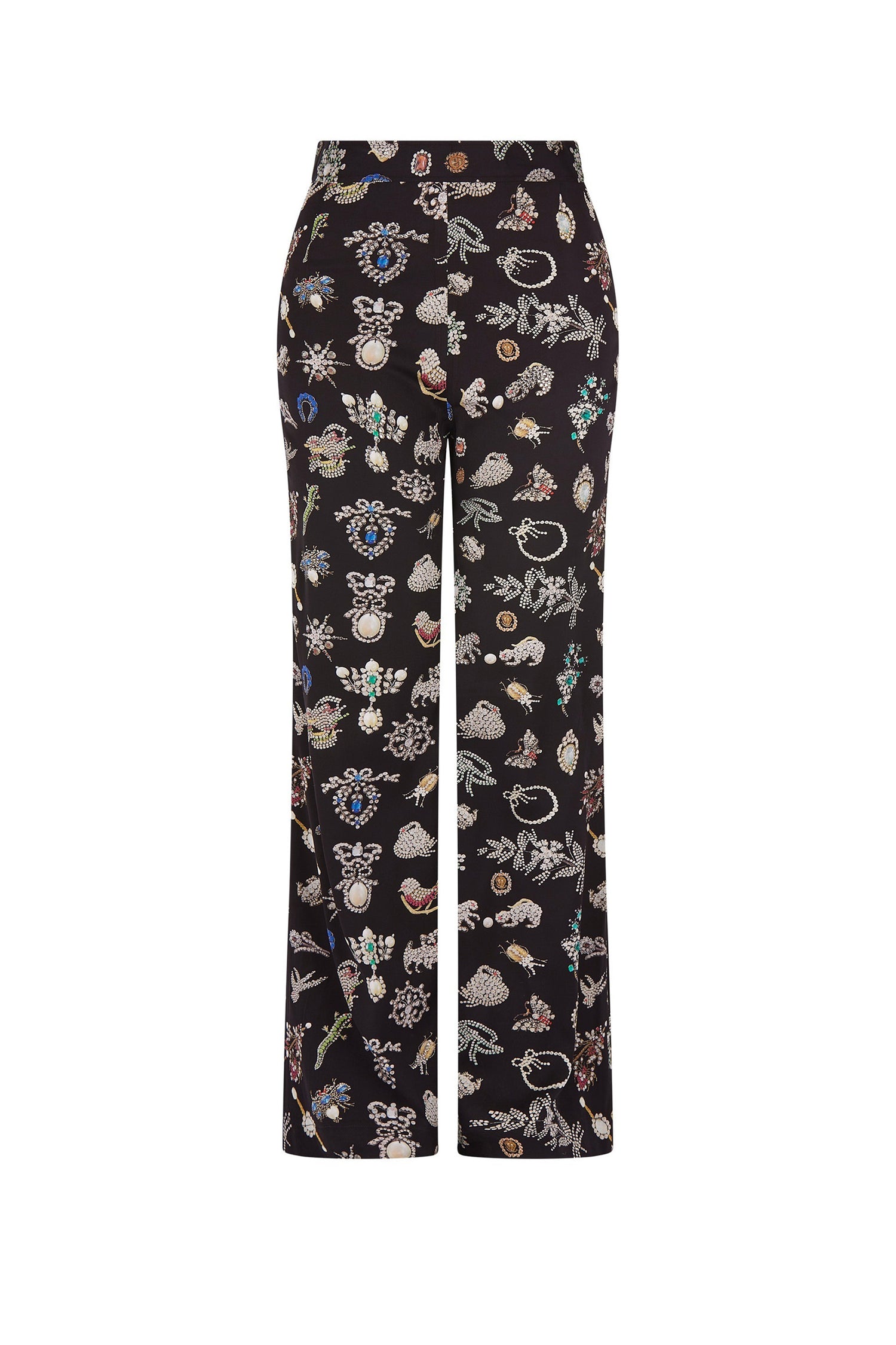 'BLACK DIAMOND PINS' SLIM AARONS PANTS - - Libertine