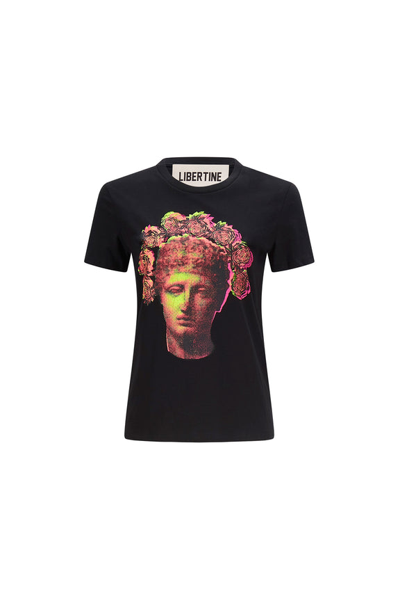 'FLOWER CROWN' T SHIRT -  - Libertine