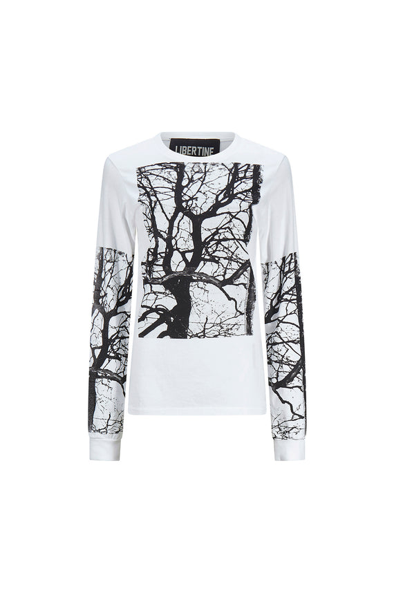 'MIDNIGHT FOREST' L/S T-SHIRT - - Libertine - Main image