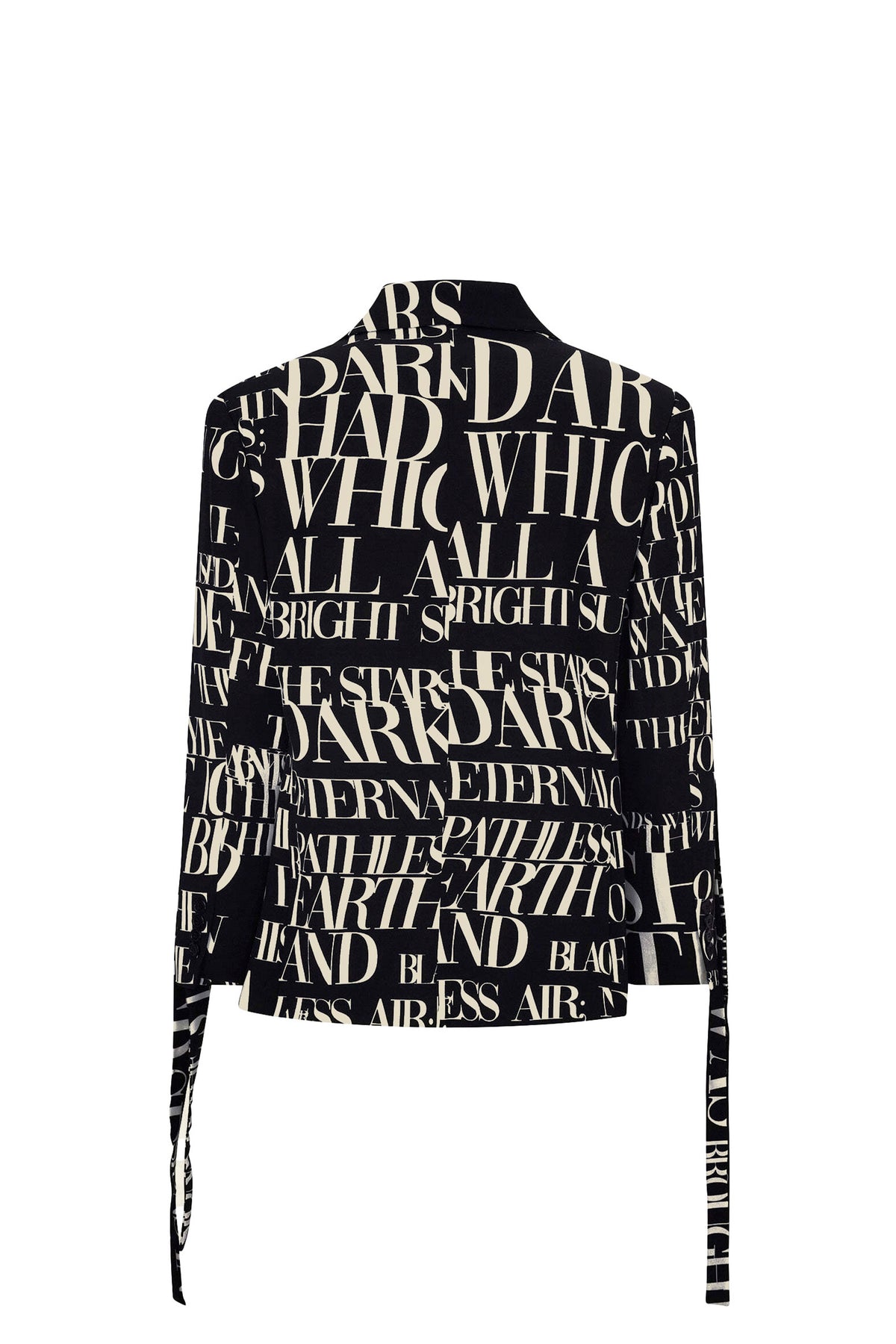 'POEME NOIR' MENS DOUBLE BREASTED JACKET WITH STRAPS - - Libertine