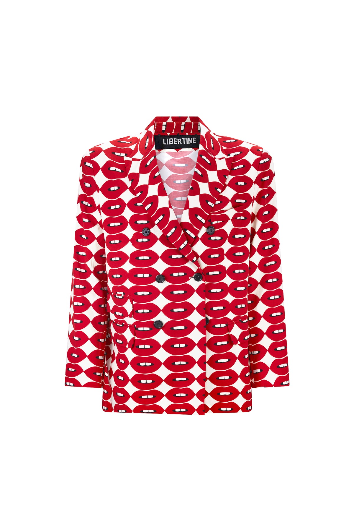 'FRENCH KISSING IN THE USA' MEN'S DOUBLE BREASTED JACKET -  - Libertine