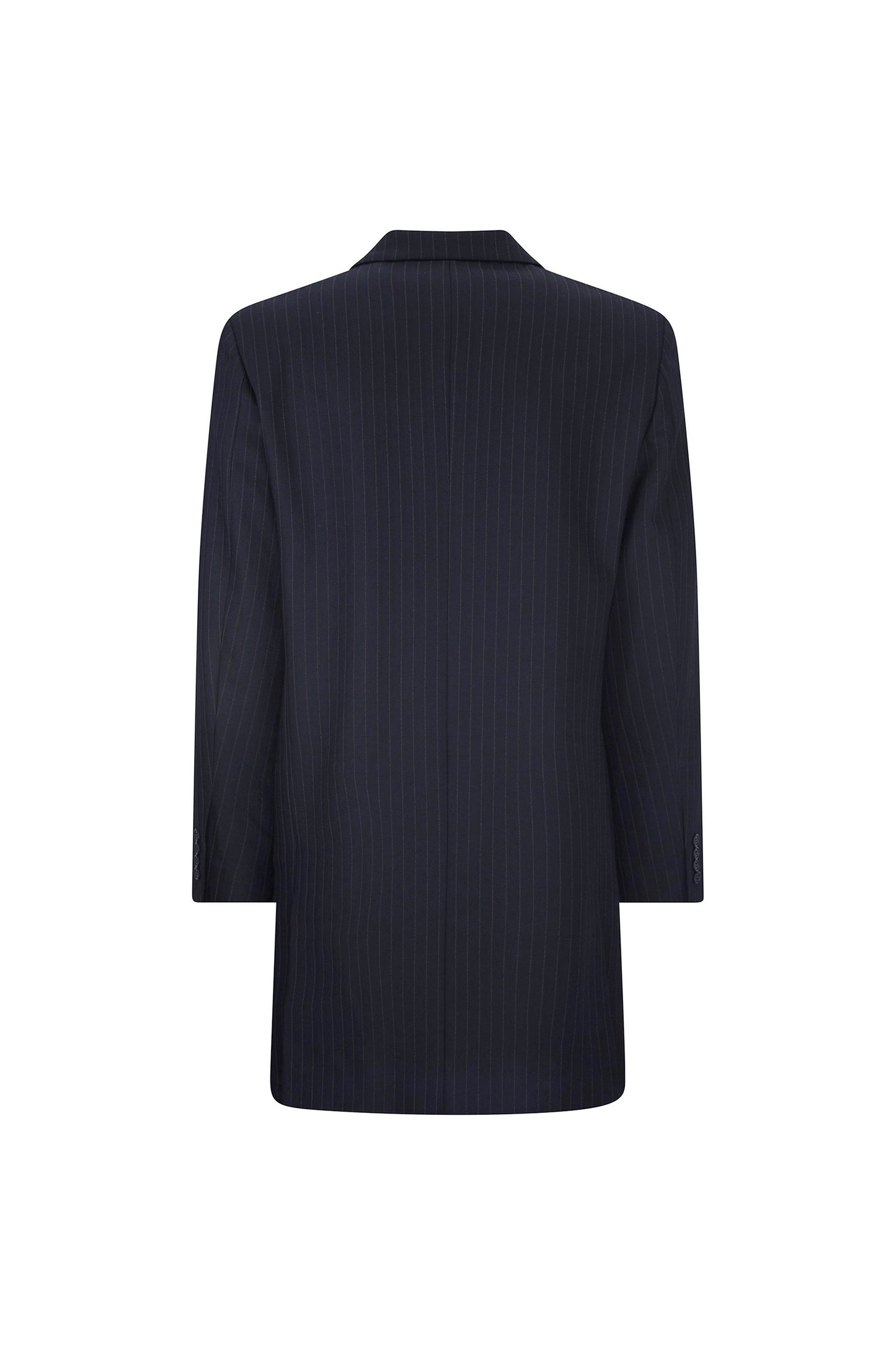 'CRYSTAL PINSTRIPE' DOUBLE BREASTED COAT - - Libertine