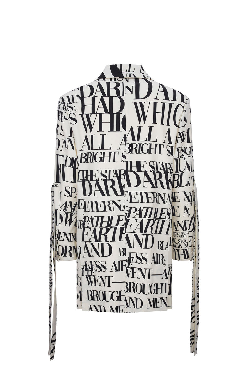 'POEME BLANC' MENS DOUBLE BREASTED COAT WITH STRAPS - - Libertine