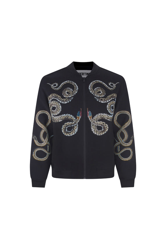 'REPTILIAN' BOMBER JACKET - - Libertine - Main image