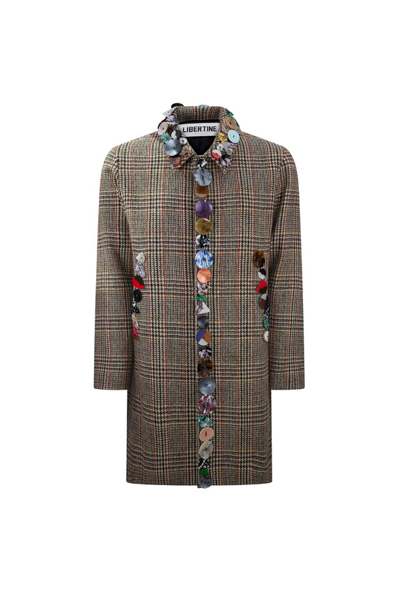 'MEMORY VASE' MAC COAT -  - Libertine