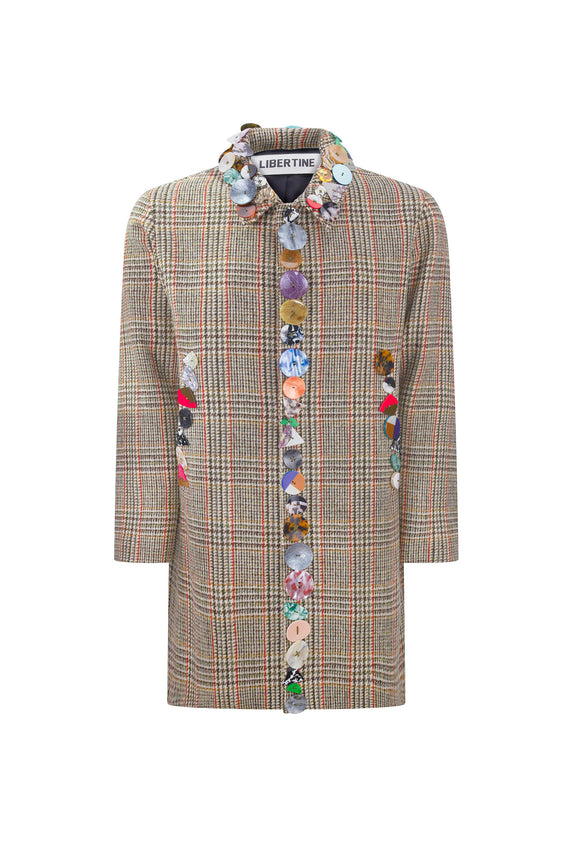 'MEMORY VASE' MAC COAT - - Libertine - Main image