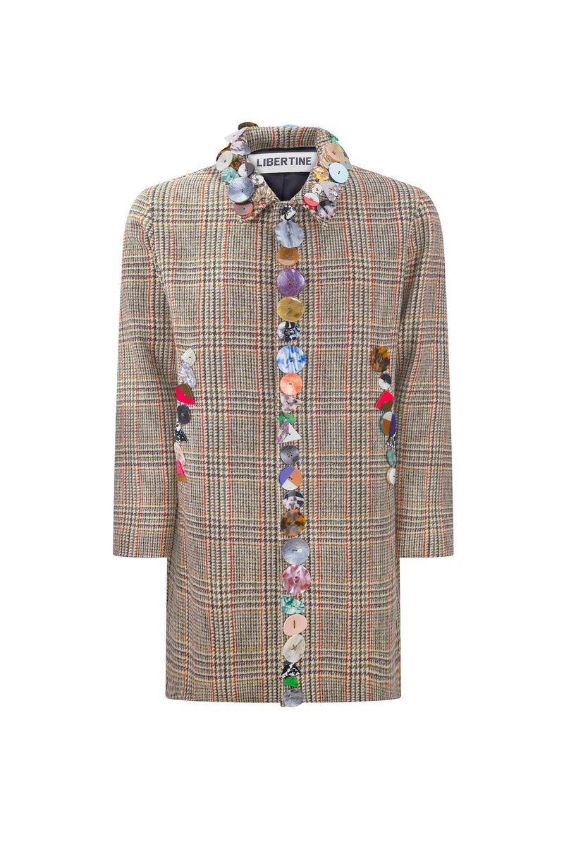 'MEMORY VASE' MAC COAT - - Libertine