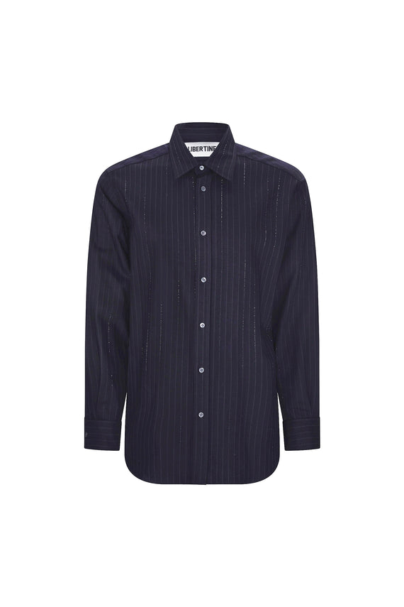 'CRYSTAL PINSTRIPE' CLASSIC SHIRT - - Libertine - Main image