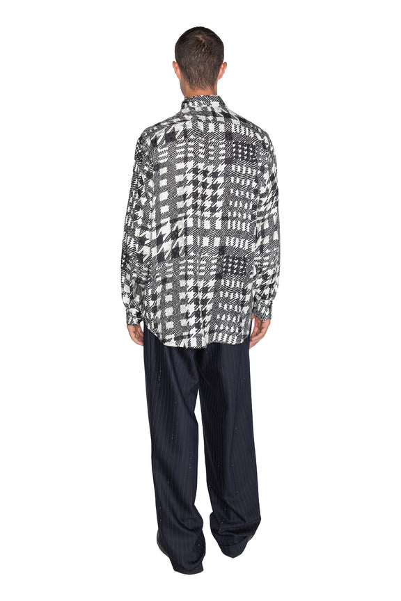 'PEGGYS HOUNDSTOOTH' CLASSIC SHIRT -  - Libertine