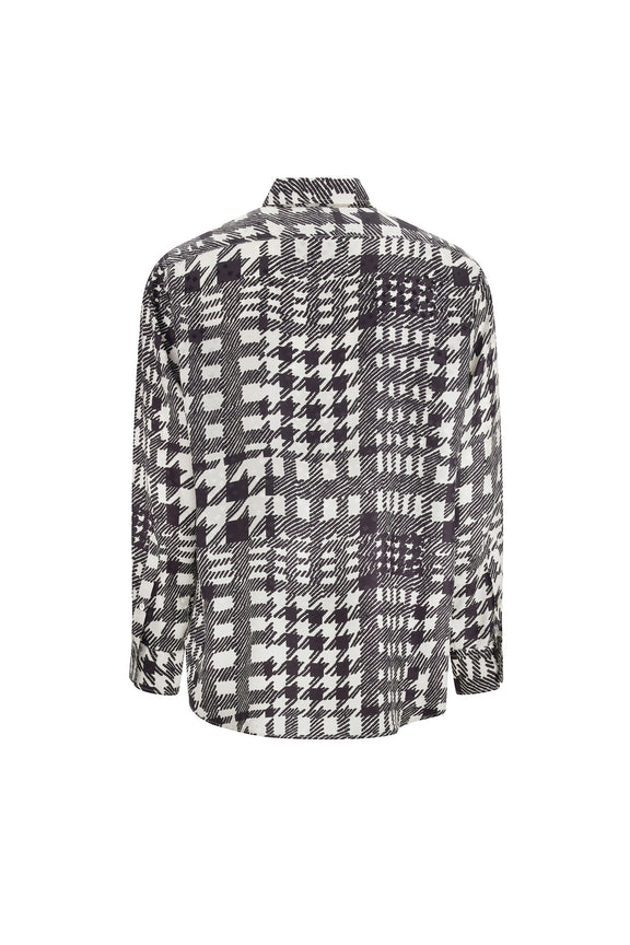 'PEGGYS HOUNDSTOOTH' CLASSIC SHIRT -  - Libertine