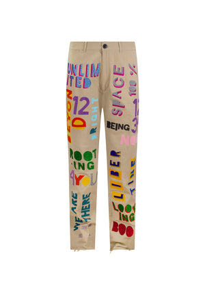 'UNLIMITED POTENTIAL' MENS CHINOS