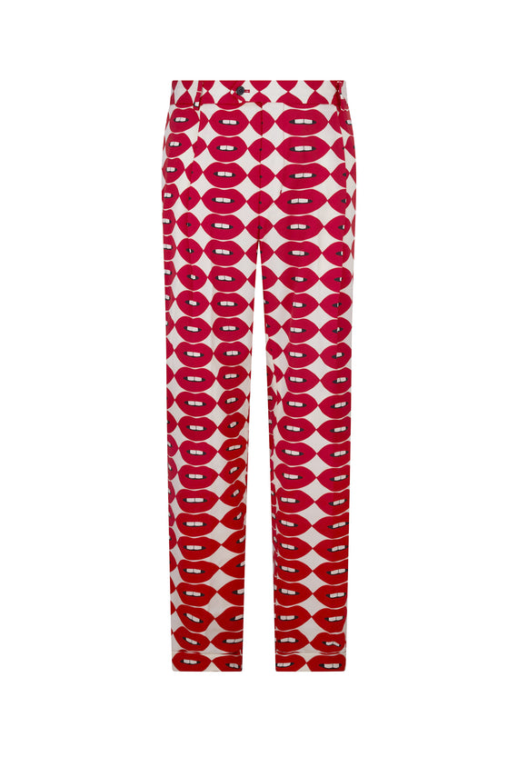 'FRENCH KISSING IN THE USA' WIDE LEG TROUSER - - Libertine - Main image