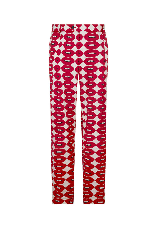 'FRENCH KISSING IN THE USA' WIDE LEG TROUSER - - Libertine