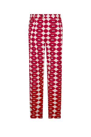'FRENCH KISSING IN THE USA' WIDE LEG TROUSER