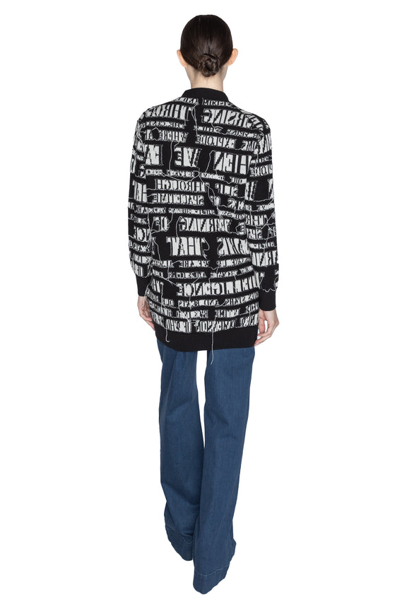 'REFLECTION' OVERSIZED CARDIGAN -  - Libertine