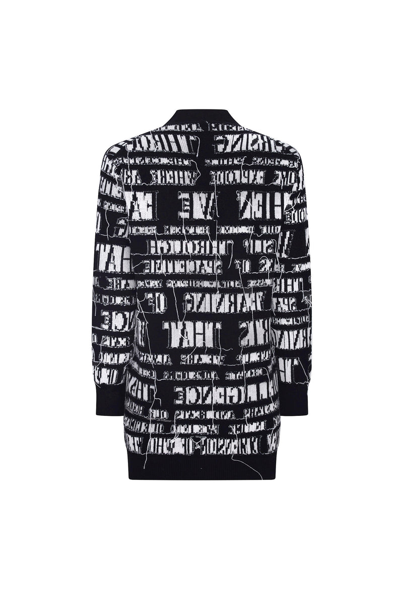 'REFLECTION' OVERSIZED CARDIGAN - - Libertine