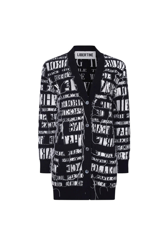 'REFLECTION' OVERSIZED CARDIGAN - - Libertine - Main image