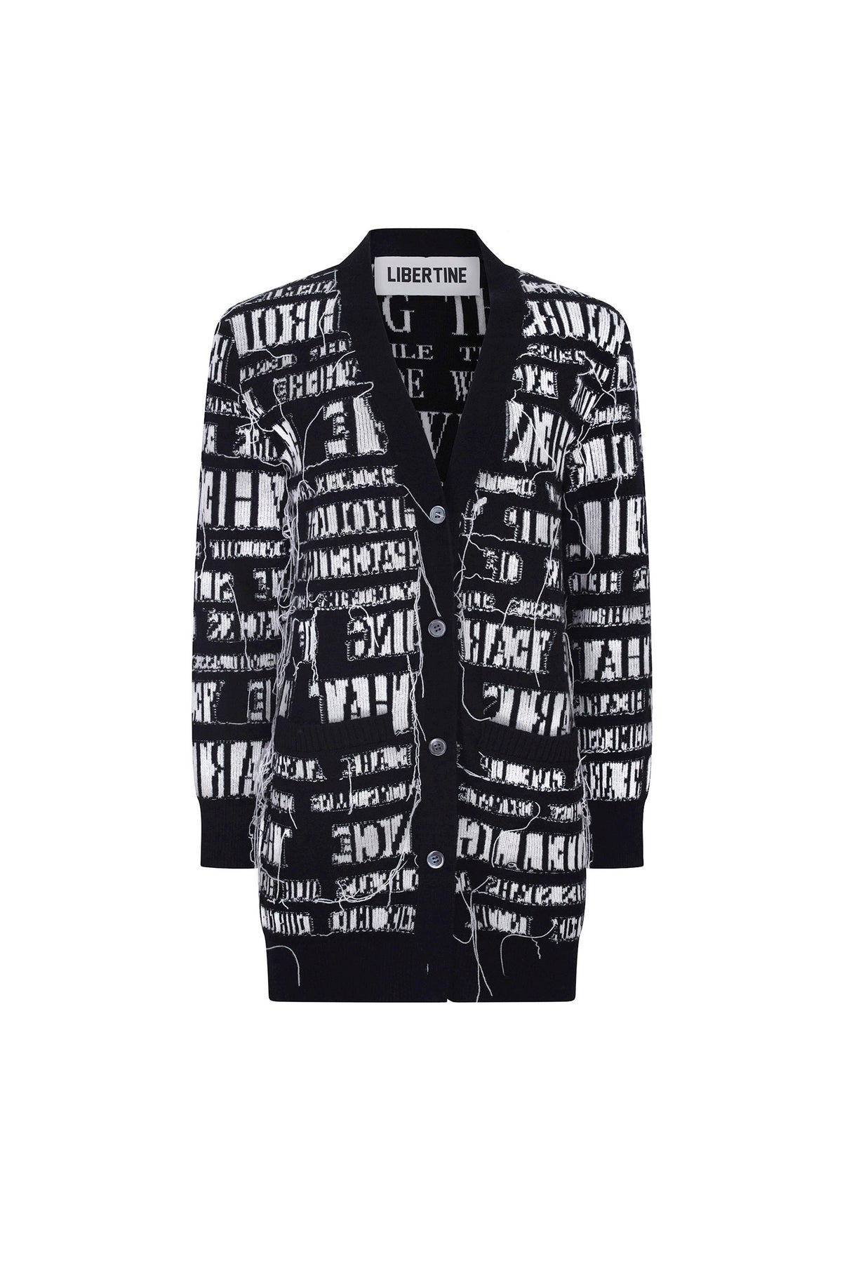 'REFLECTION' OVERSIZED CARDIGAN - - Libertine