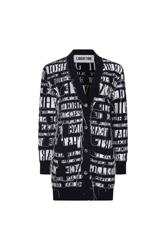 'REFLECTION' OVERSIZED CARDIGAN -  - Libertine