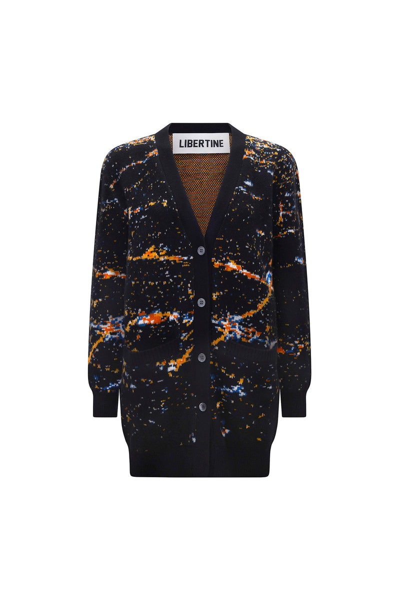 'LAX' OVERSIZED CARDIGAN - - Libertine