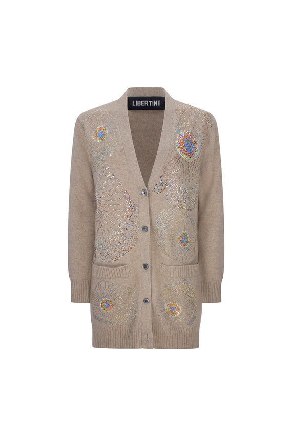 'GARDENIA' OVERSIZED CARDIGAN - - Libertine - Main image