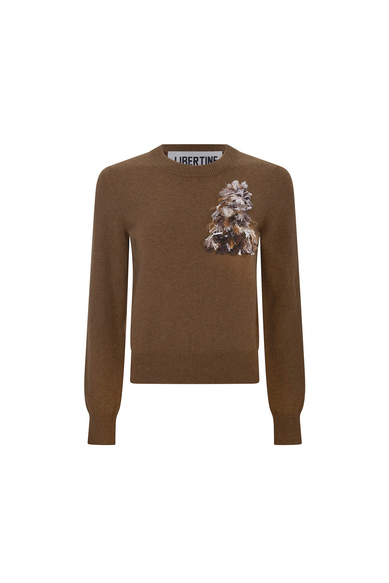 'WESTMINSTER' SHRUNKEN PULLOVER SWEATER - - Libertine