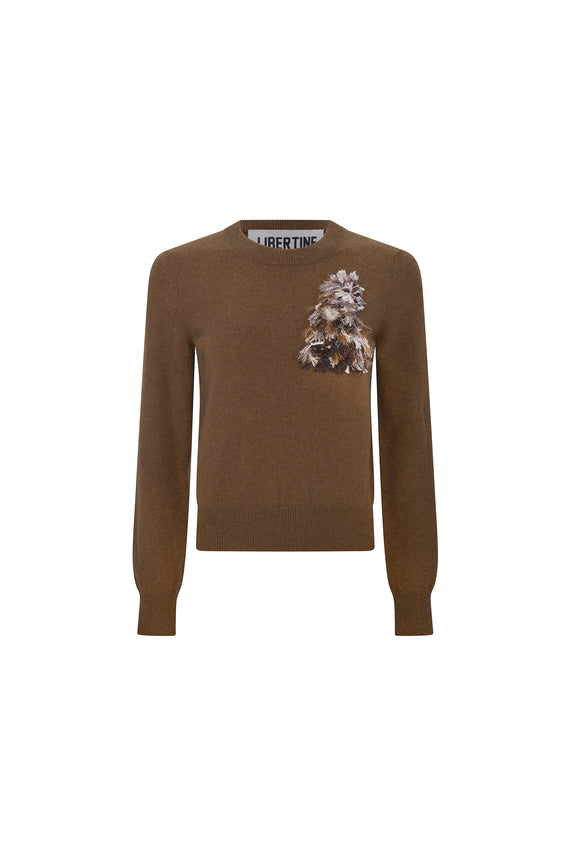 'WESTMINSTER' SHRUNKEN PULLOVER SWEATER -  - Libertine