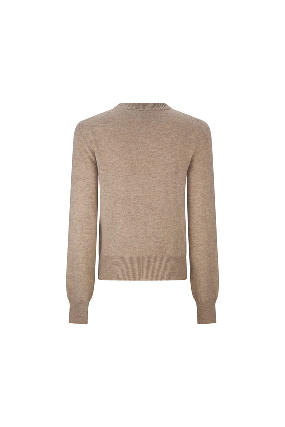 'BUTTON LUXE' SHRUNKEN PULLOVER SWEATER -  - Libertine